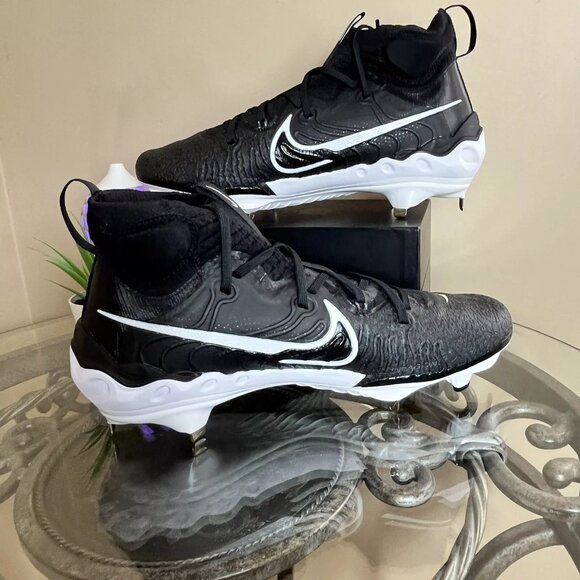Nike Alpha Huarache NXT Mens Size 8 Metal Baseball Cleats (DJ6517-001) - Picture 3 of 8